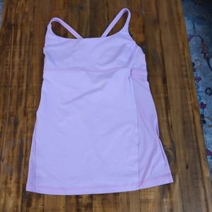 Lululemon Yeah Yoga Tank Cross Strap Vintage Pink